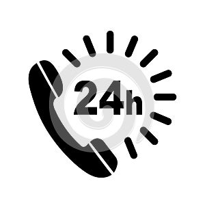 Round-the-clock support - vector